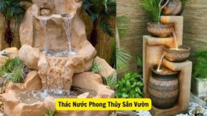 Thác Nước Phong Thủy Sân Vườn