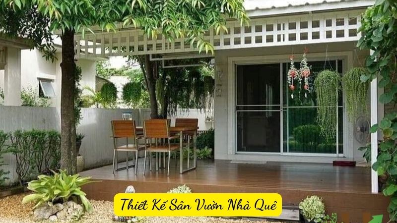 Thiết Kế Sân Vườn Nhà Quê